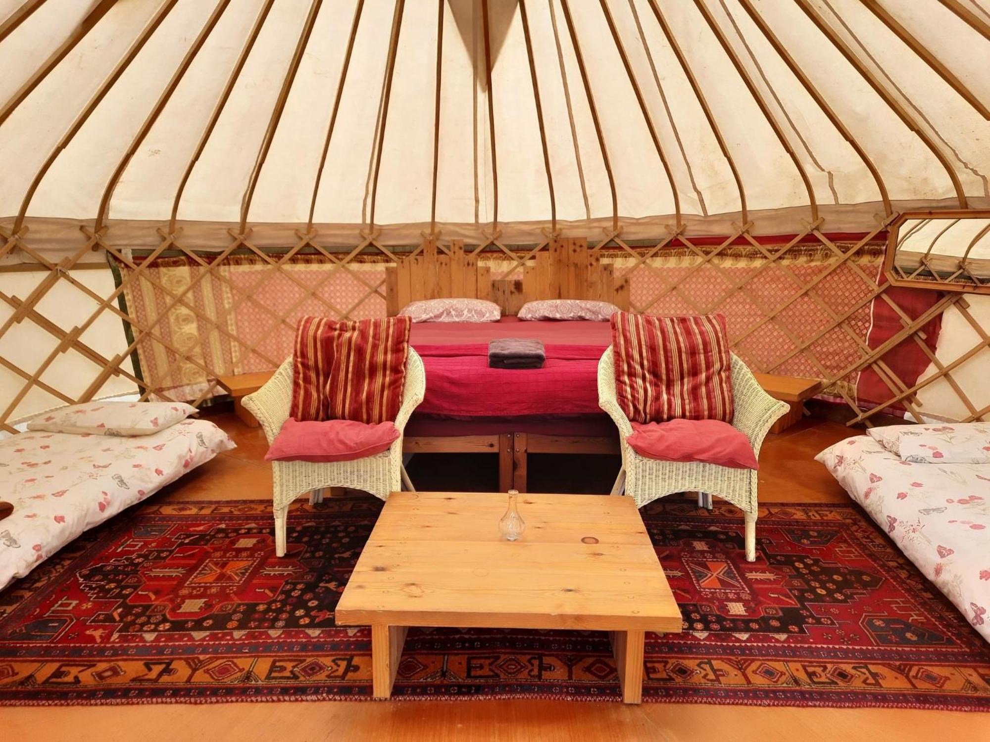 Llandysul Ceridwen Glamping, Double Decker Bus And Yurts酒店 外观 照片
